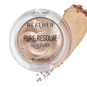NIB $26 Realher Pure Resolve-highlighter- 4 Grams/. 0.14 Oz